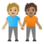 Эмодзи 🧑🏼‍🤝‍🧑🏽 Google