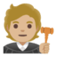Эмодзи 🧑🏼‍⚖️ Google