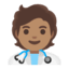 Эмодзи 🧑🏽‍⚕️ Google