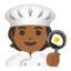 Эмодзи 🧑🏾‍🍳 Google