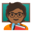 Эмодзи 🧑🏾‍🏫 Google