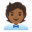 Эмодзи 🧑🏾‍💼 Google