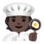 Эмодзи 🧑🏿‍🍳 Google