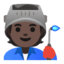 Эмодзи 🧑🏿‍🏭 Google