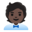 Эмодзи 🧑🏿‍💼 Google