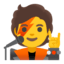 Эмодзи 🧑‍🎤 Google