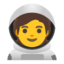 Эмодзи 🧑‍🚀 Google