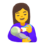 Эмодзи 👩‍🍼 Google