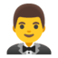 Эмодзи 🤵‍♂️ Google