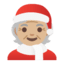 Эмодзи 🧑🏼‍🎄 Google