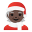 Эмодзи 🧑🏿‍🎄 Google