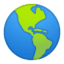 Эмодзи 🌎 Google