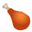 Эмодзи 🍗 Google
