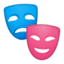 Эмодзи 🎭 Google