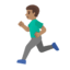 Эмодзи 🏃🏽‍♂️ Google