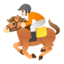 Эмодзи 🏇🏻 Google