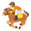 Эмодзи 🏇 Google