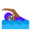 Эмодзи 🏊🏾‍♀️ Google