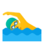 Эмодзи 🏊‍♂️ Google