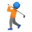 Эмодзи 🏌🏻 Google