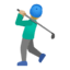 Эмодзи 🏌🏼‍♂️ Google