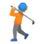 Эмодзи 🏌🏼 Google