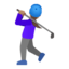 Эмодзи 🏌🏽‍♀️ Google