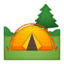 Эмодзи 🏕️ Google
