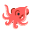 Эмодзи 🐙 Google