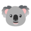 Эмодзи 🐨 Google