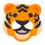 Эмодзи 🐯 Google