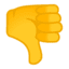 Эмодзи 👎 Google