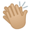 Эмодзи 👏🏼 Google