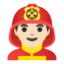 Эмодзи 👨🏻‍🚒 Google