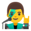 Эмодзи 👨‍🎤 Google