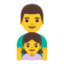 Эмодзи 👨‍👧 Google