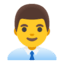 Эмодзи 👨‍💼 Google