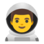 Эмодзи 👨‍🚀 Google