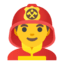 Эмодзи 👨‍🚒 Google