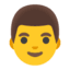 Эмодзи 👨 Google