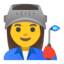Эмодзи 👩‍🏭 Google