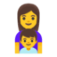 Эмодзи 👩‍👦 Google