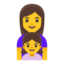 Эмодзи 👩‍👧 Google