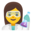 Эмодзи 👩‍🔬 Google