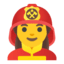 Эмодзи 👩‍🚒 Google