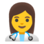 Эмодзи 👩‍⚕️ Google