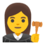 Эмодзи 👩‍⚖️ Google