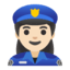 Эмодзи 👮🏻‍♀️ Google
