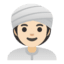 Эмодзи 👳🏻‍♀️ Google