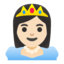 Эмодзи 👸🏻 Google